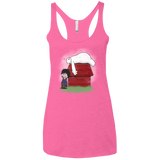 Big Peanut 6 Women's Triblend Racerback Tank