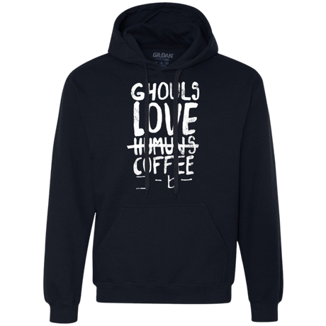 Ghouls Love Coffee Premium Fleece Hoodie