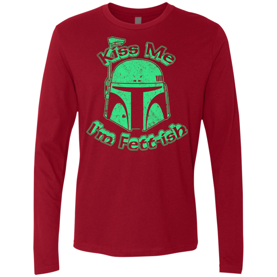 Kiss Me Im Fettish Men's Premium Long Sleeve