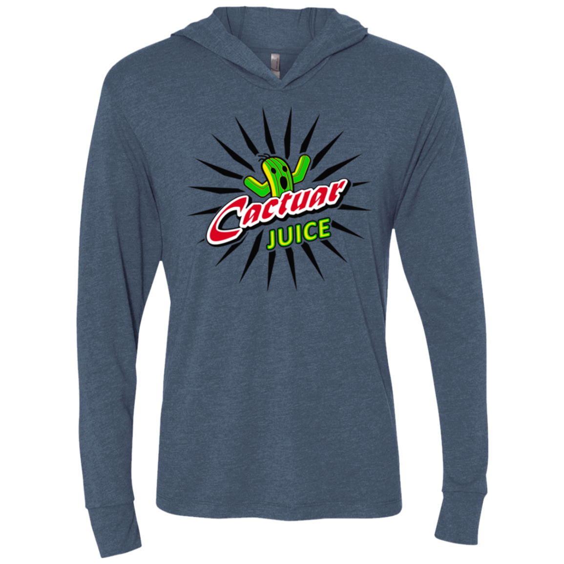 Cactuar juice Triblend Long Sleeve Hoodie Tee