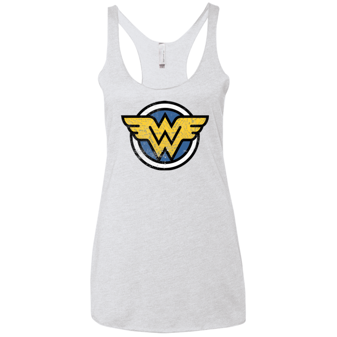 WONDER WOMAN Women's Triblend Racerback Tank