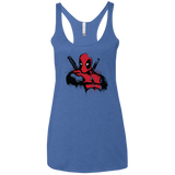 The Merc in Red Women's Triblend Racerback Tank