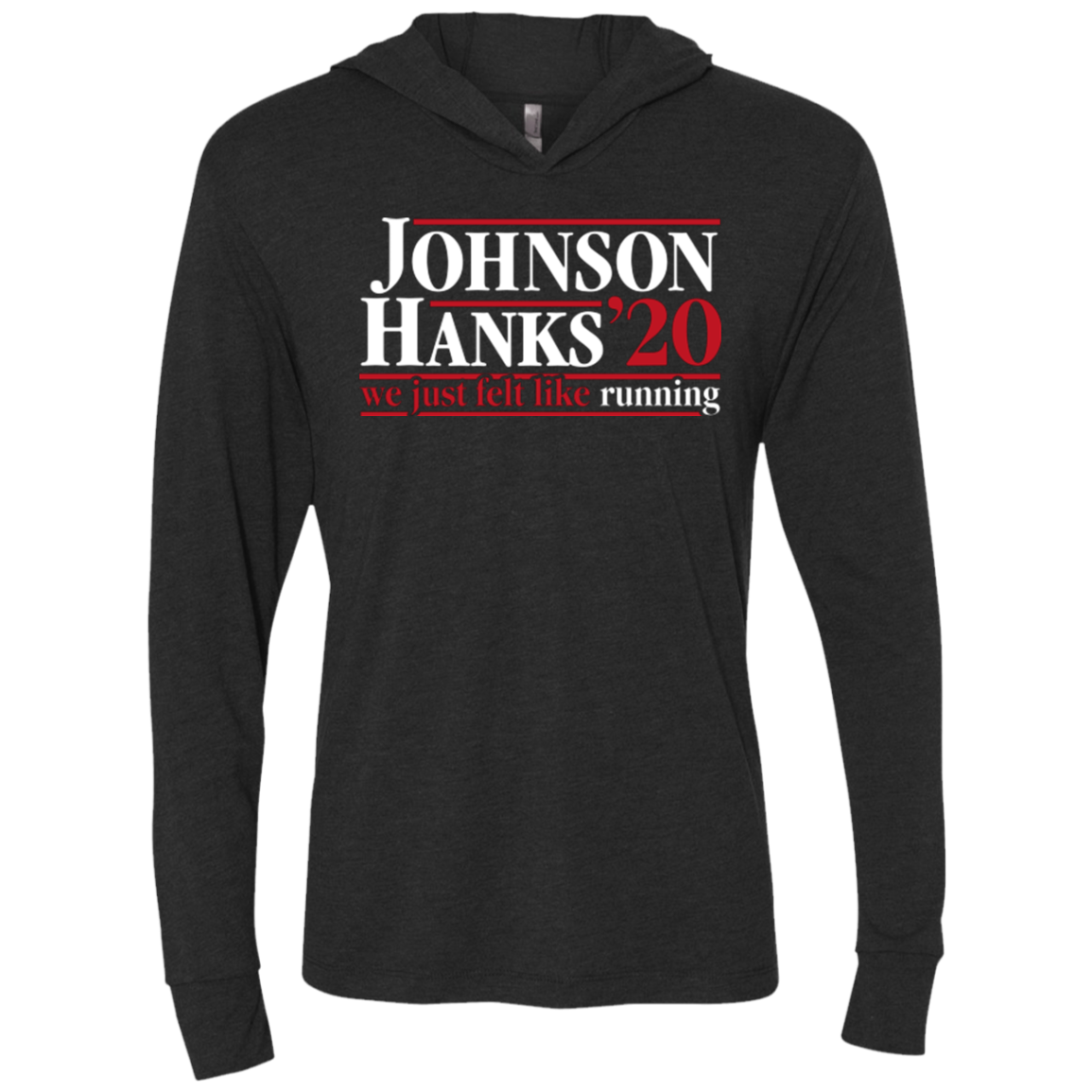 Johnson Hanks 2020 Triblend Long Sleeve Hoodie Tee