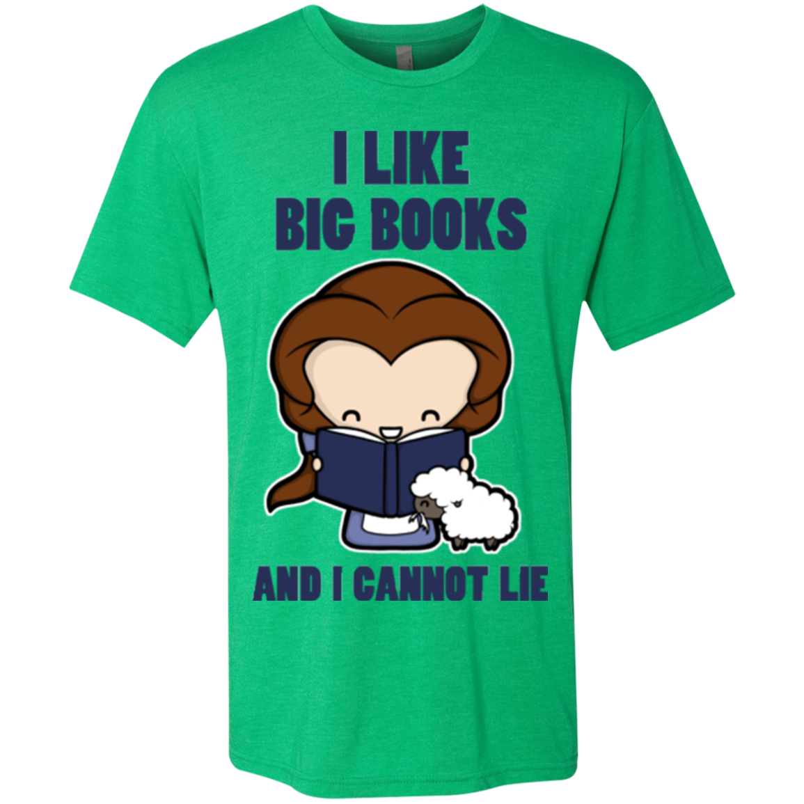 I Like Big Books Men's Triblend T-Shirt