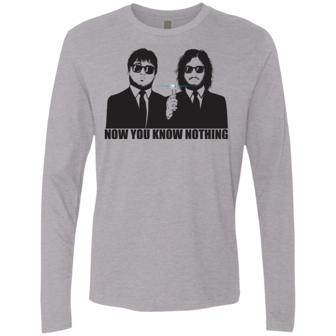 NOW YOU KNOW NOTHING Men's Premium Long Sleeve