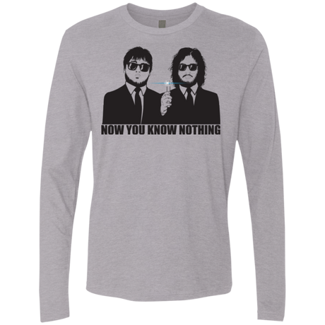 NOW YOU KNOW NOTHING Men's Premium Long Sleeve