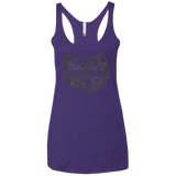 WU KING DEAD Women's Triblend Racerback Tank