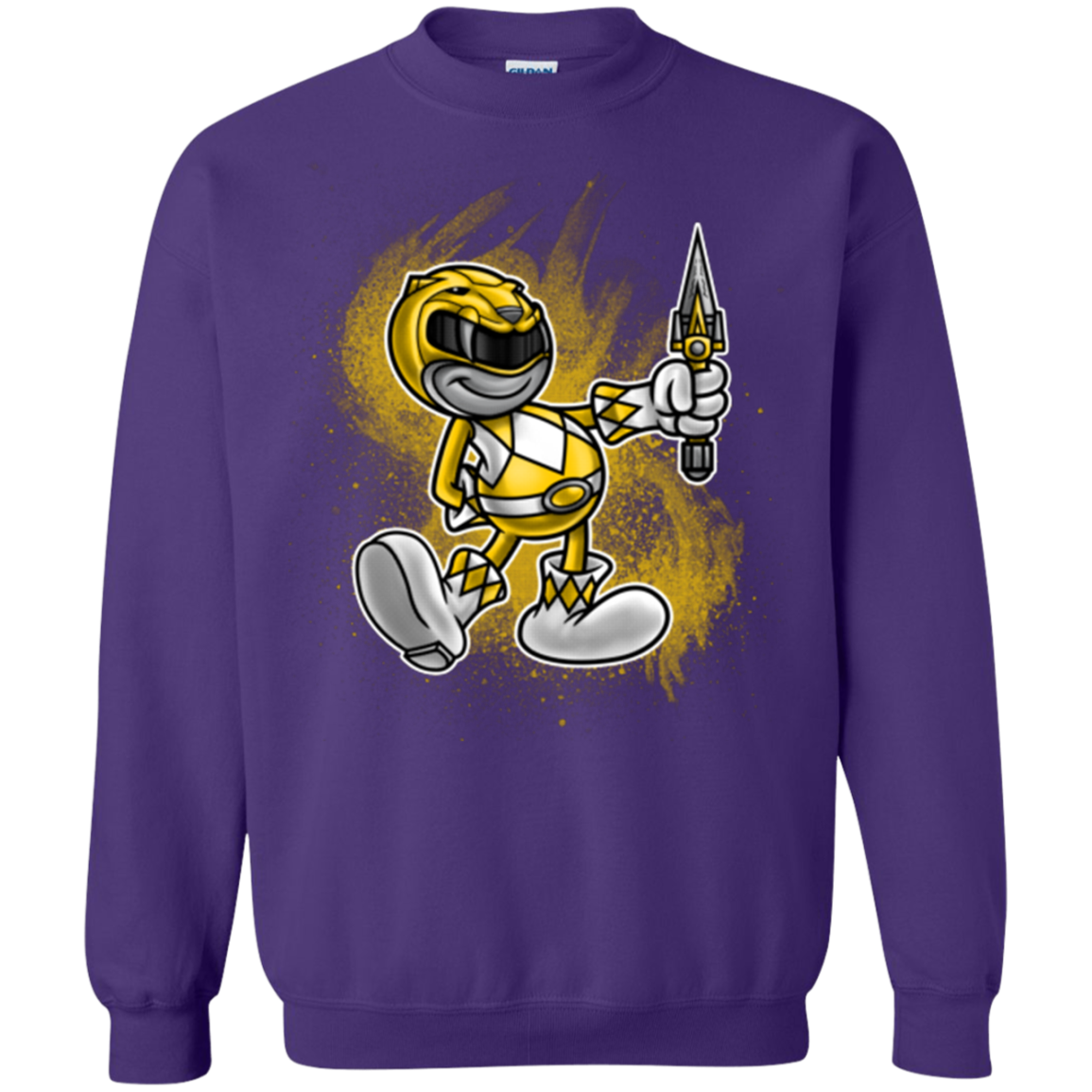 Yellow Ranger Artwork Crewneck Sweatshirt