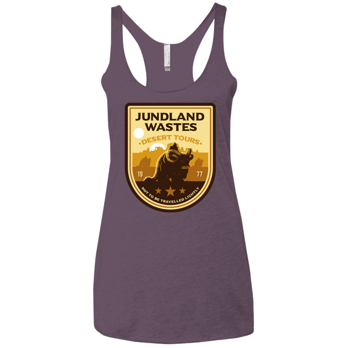 Desert Tours Women's Triblend Racerback Tank