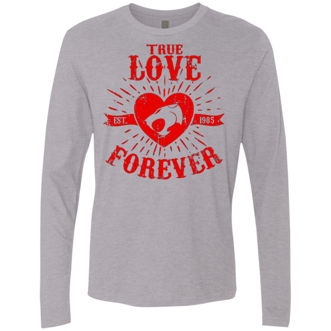 True Love Forever Thunder Men's Premium Long Sleeve