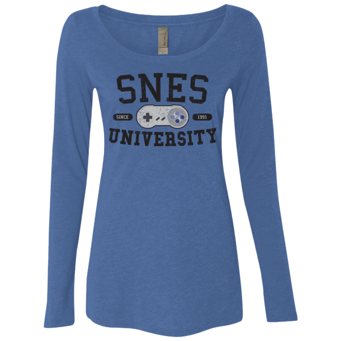 SNES Women's Triblend Long Sleeve Shirt