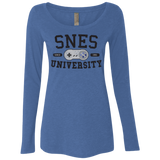 SNES Women's Triblend Long Sleeve Shirt