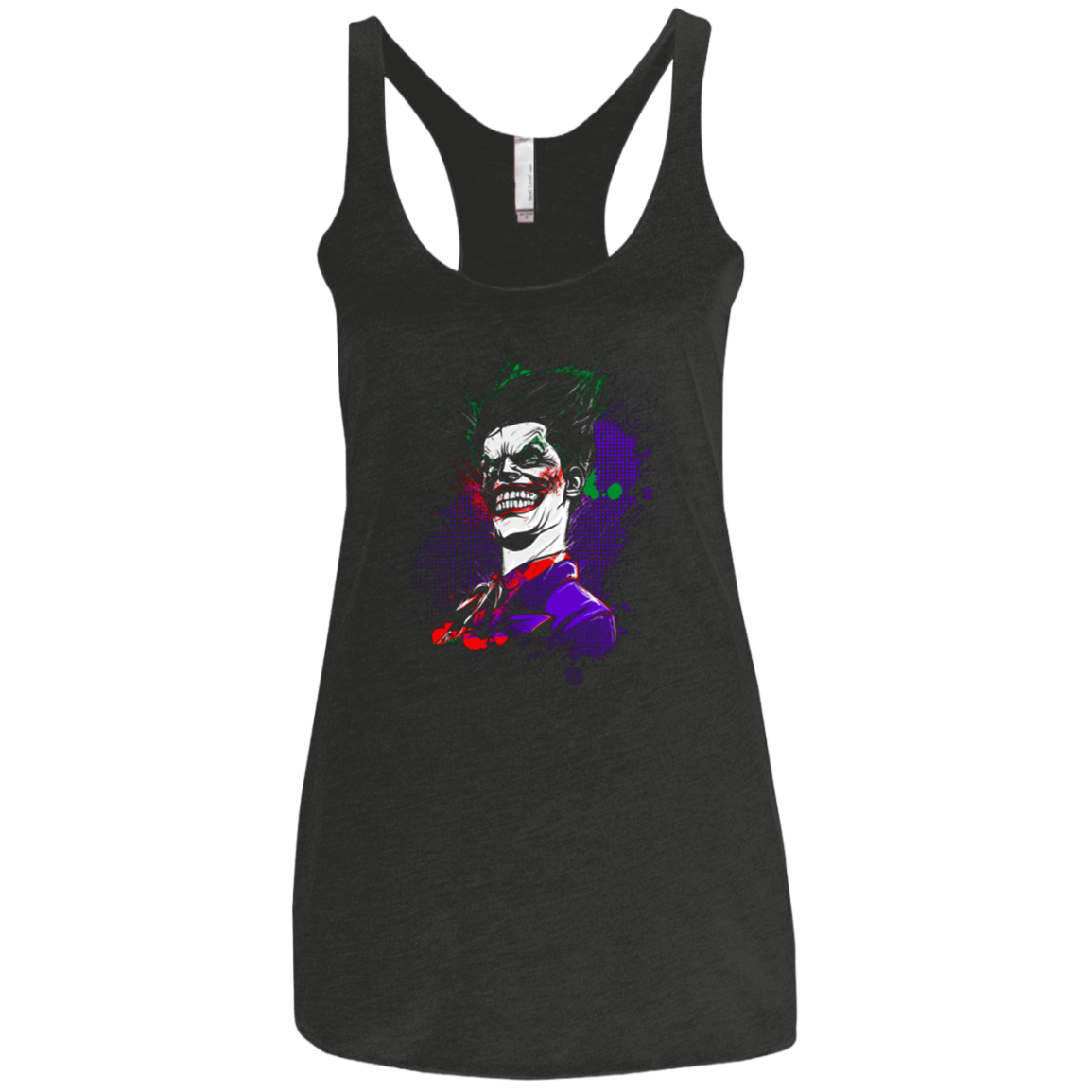 Why so Serious Women's Triblend Racerback Tank
