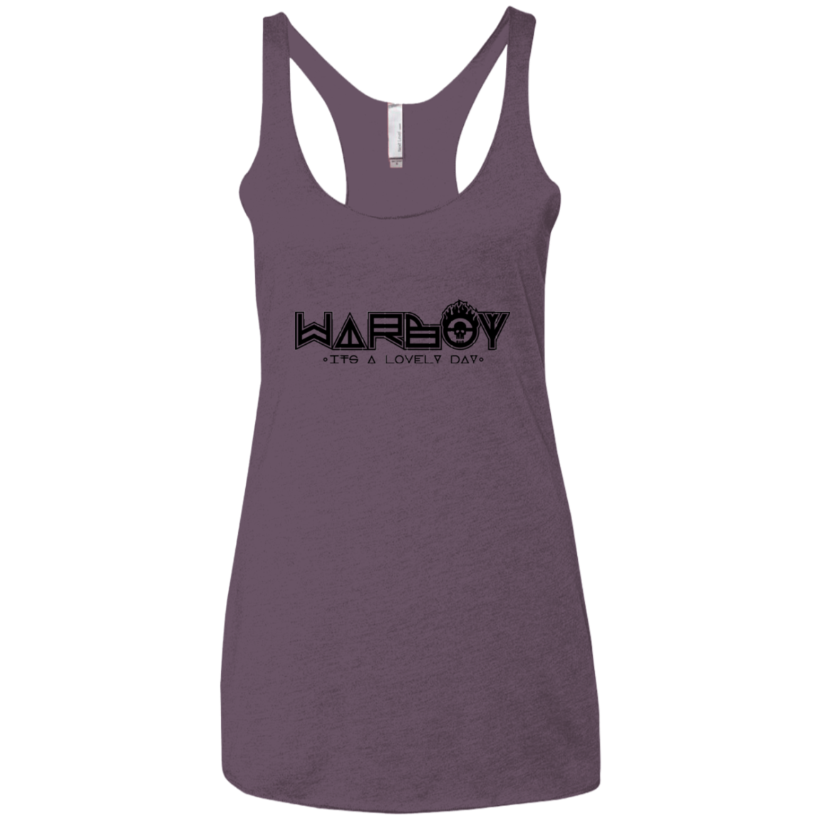 War Boy Women's Triblend Racerback Tank