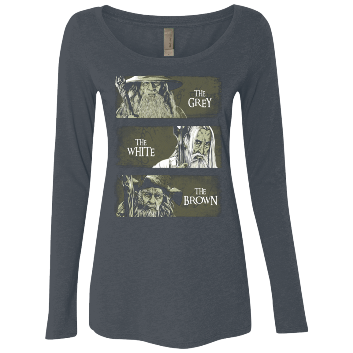 Wizards of Middle Earth Women's Triblend Long Sleeve Shirt