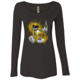 Yellow Ranger Artwork Women's Triblend Long Sleeve Shirt