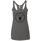 Wake up Wimido Women's Triblend Racerback Tank