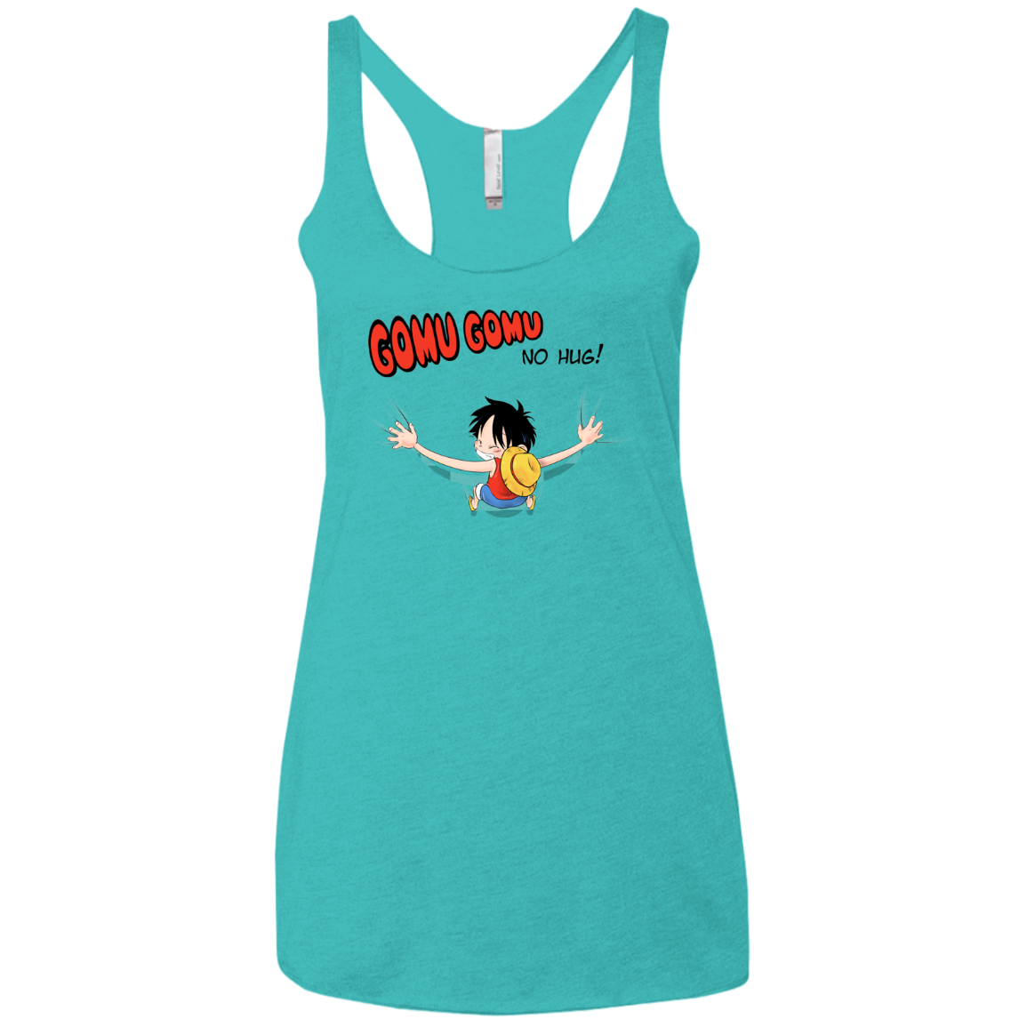 Gomu Gomu no Hug Women's Triblend Racerback Tank