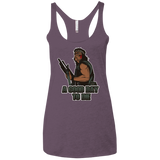 Good Day To Die Women's Triblend Racerback Tank