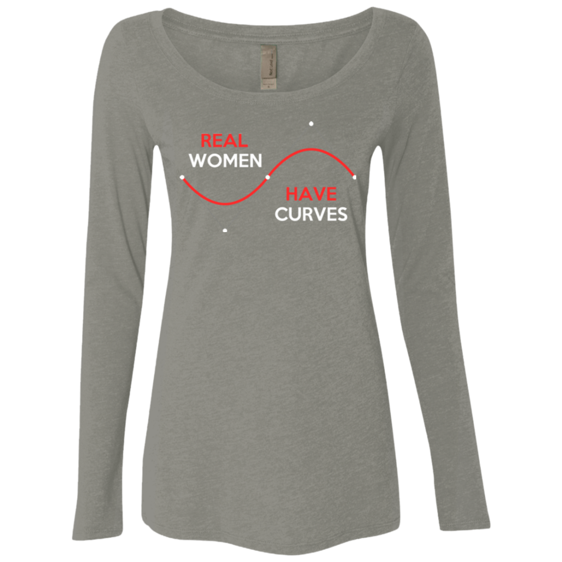 Real Women Women's Triblend Long Sleeve Shirt