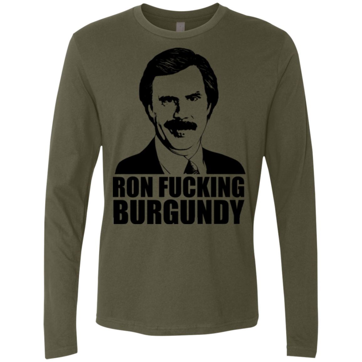 Ron Fucking Burgundy Men's Premium Long Sleeve