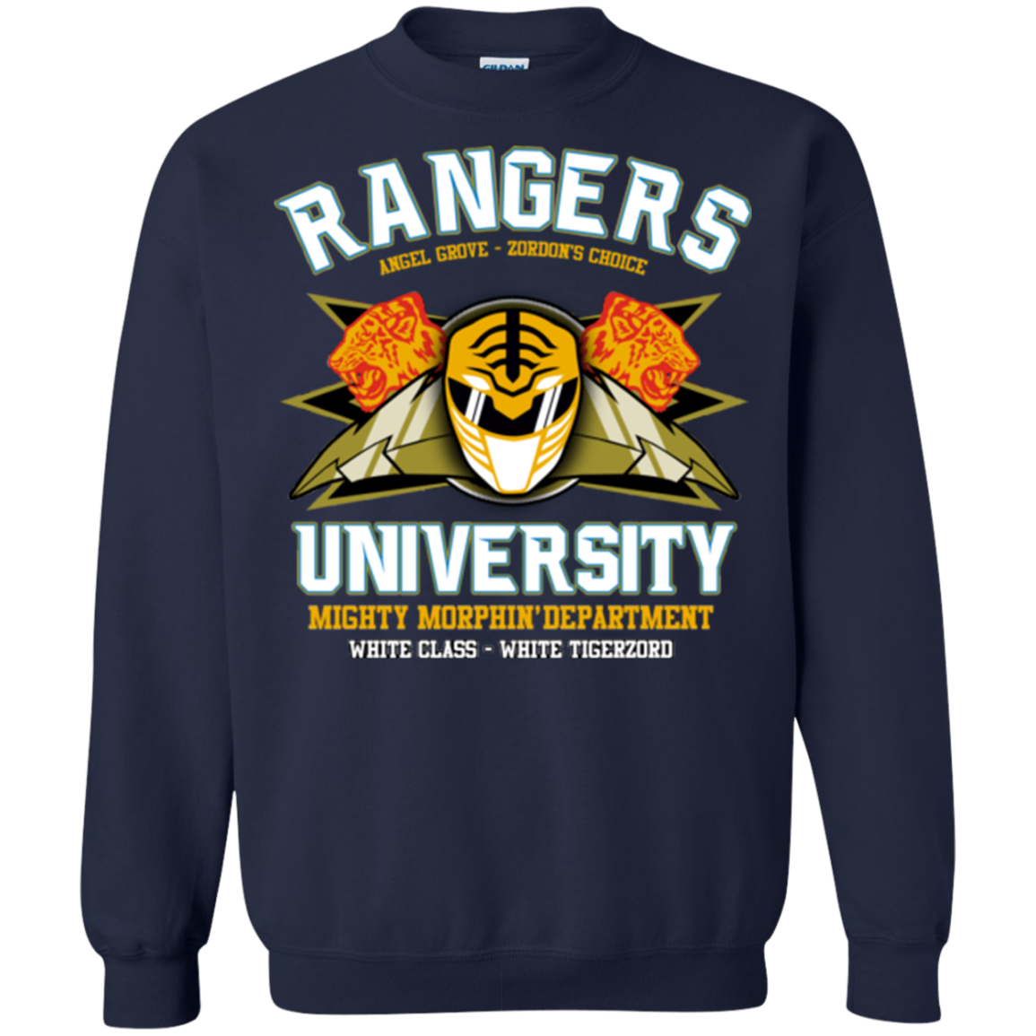 Rangers U White Ranger Crewneck Sweatshirt