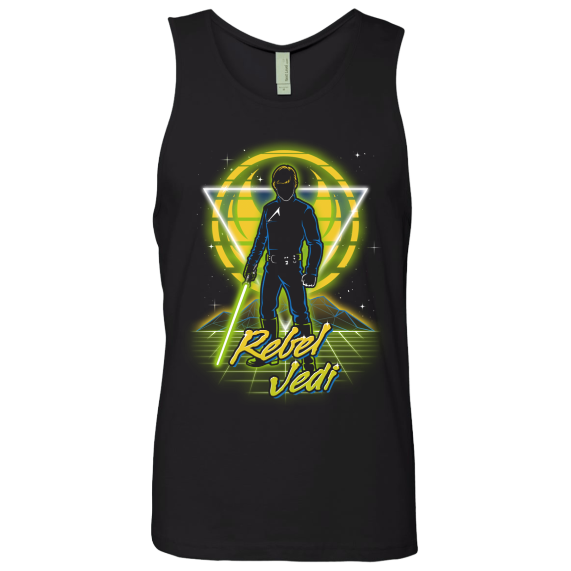 Retro Rebel Jedi Men's Premium Tank Top