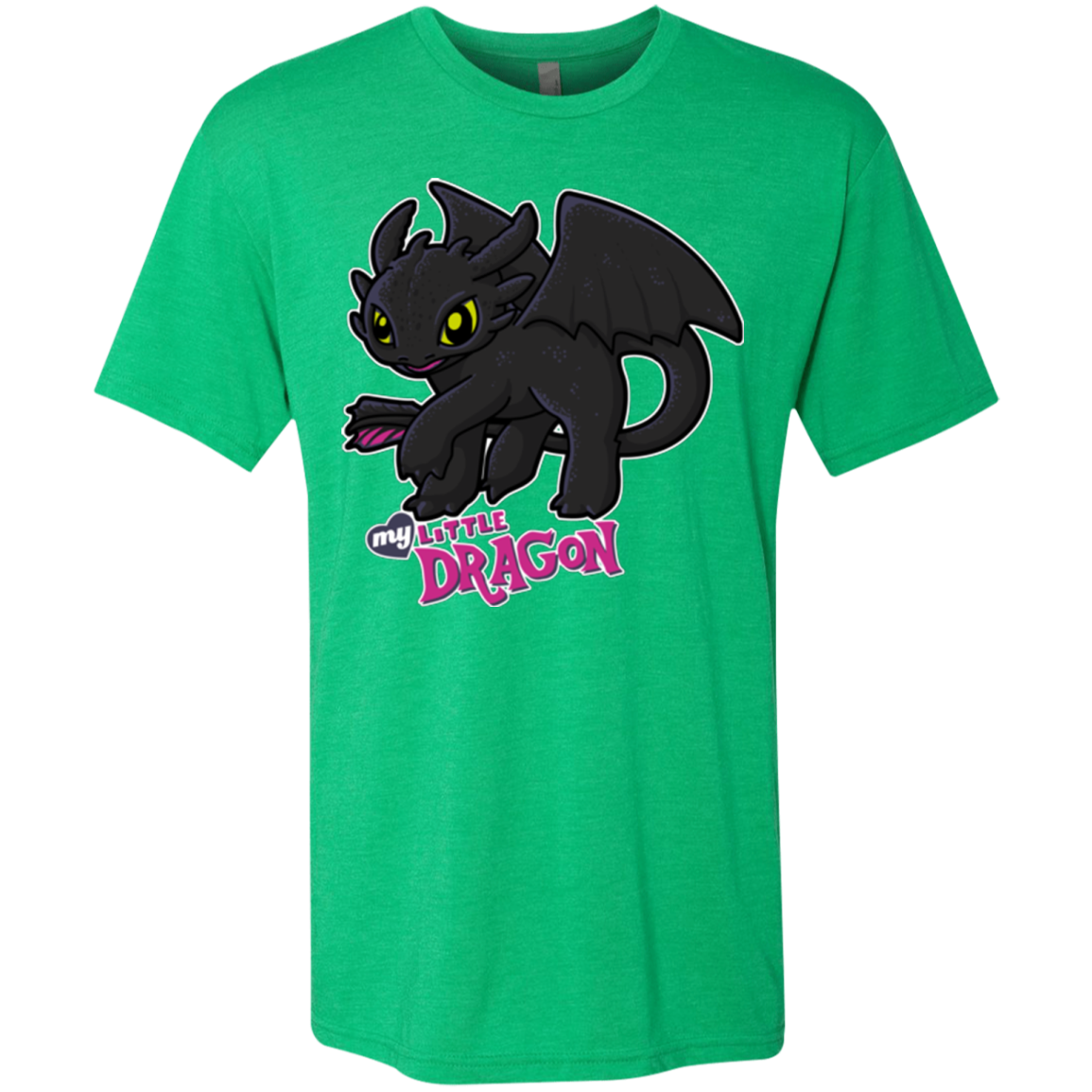 MY LITTLE DRAGON Men's Triblend T-Shirt