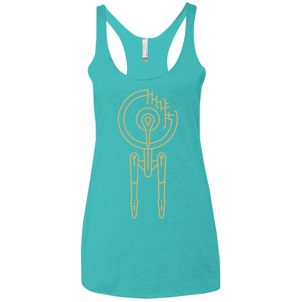 Construction Stars Women's Triblend Racerback Tank