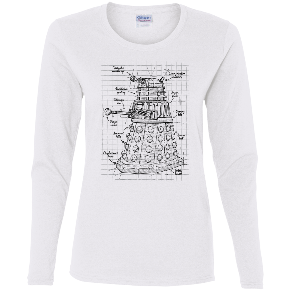 Dalek Plan Women's Long Sleeve T-Shirt