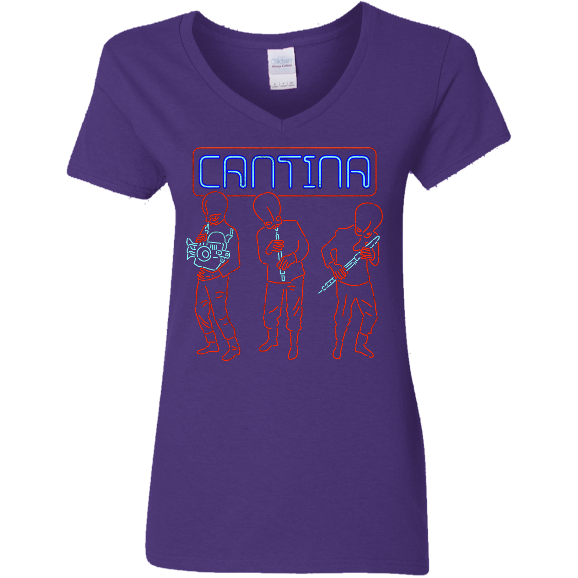 Cantina Bar Women's V-Neck T-Shirt