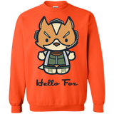 Hello Fox Crewneck Sweatshirt