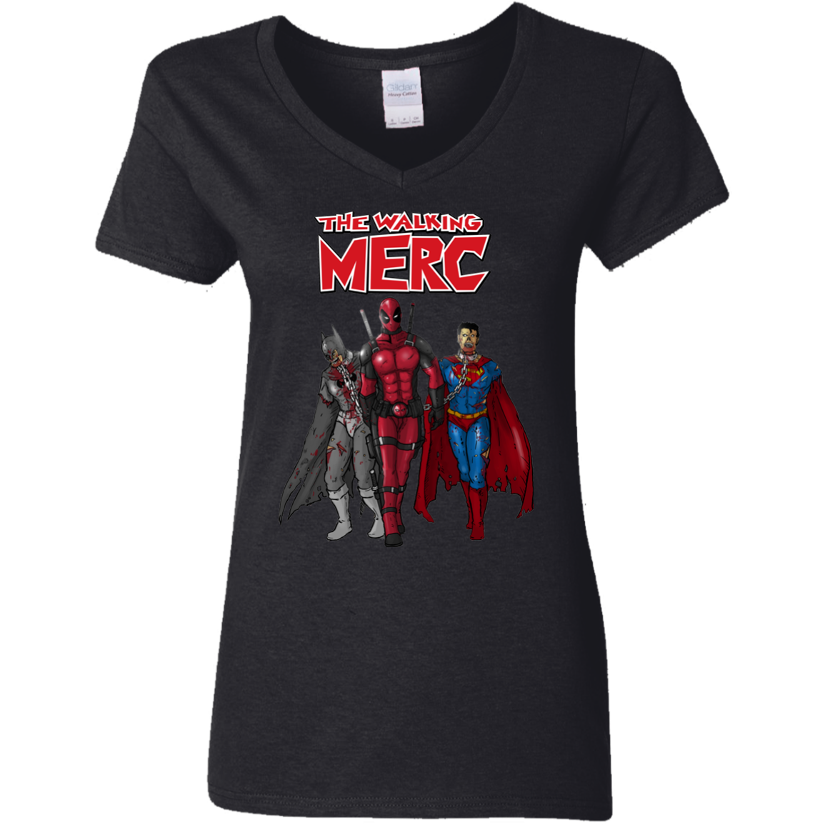 The Walking Merc Women's V-Neck T-Shirt