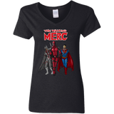 The Walking Merc Women's V-Neck T-Shirt