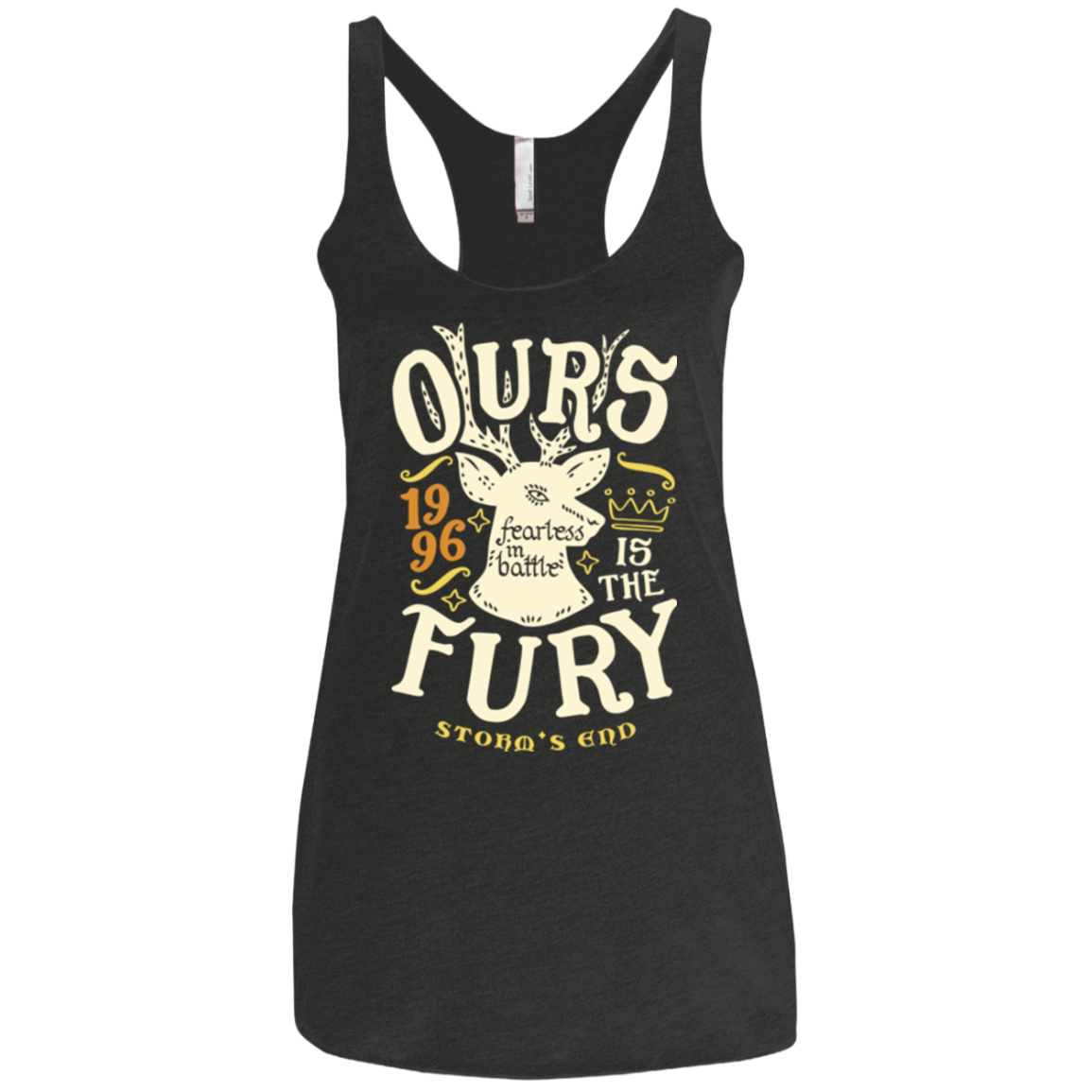 House of Fury Women's Triblend Racerback Tank