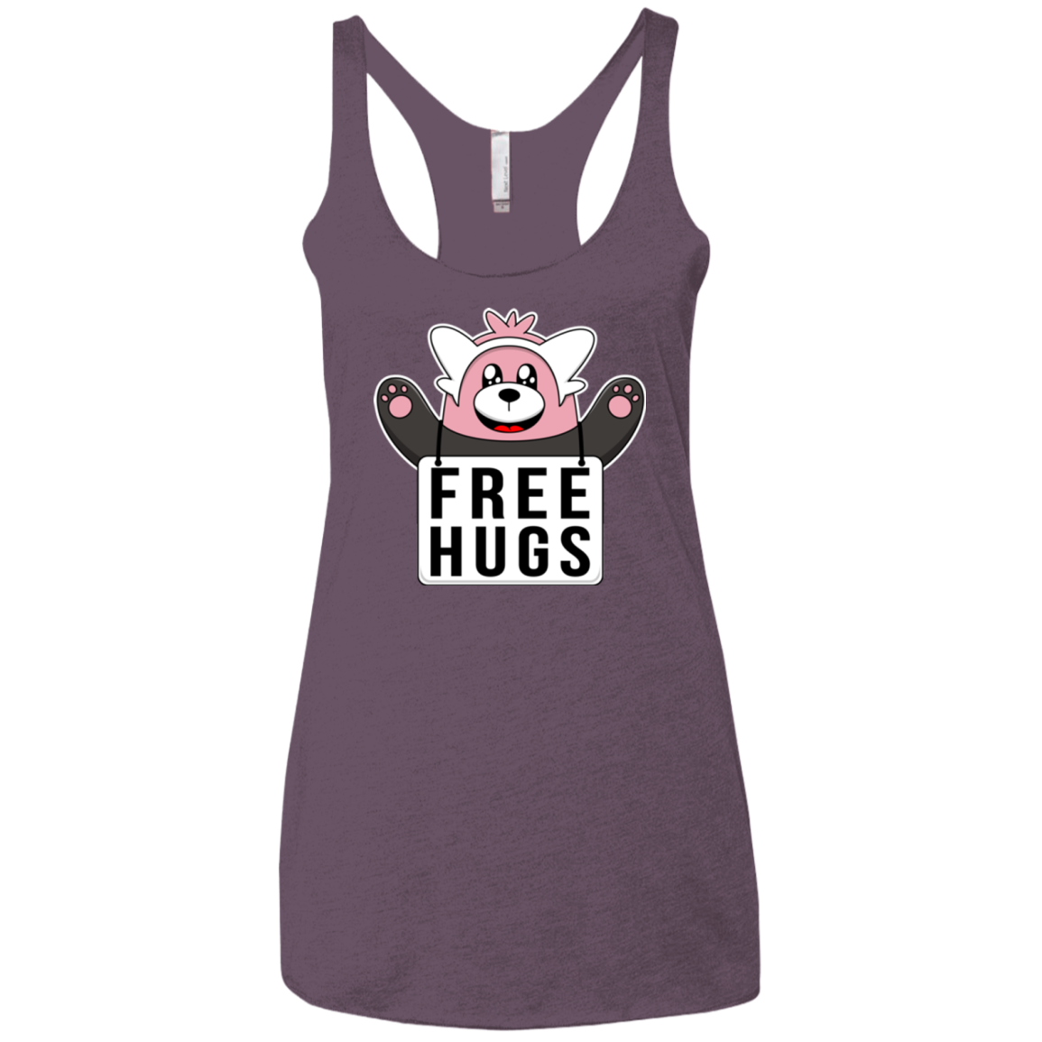 Free Hugs Women's Triblend Racerback Tank