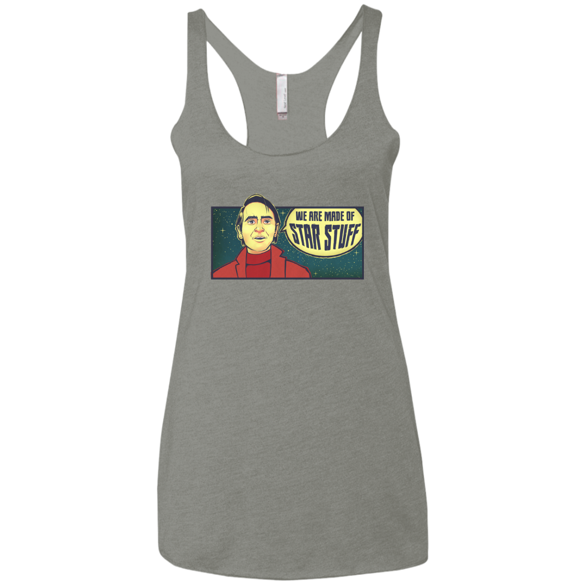 SAGAN Star Stuff Women's Triblend Racerback Tank