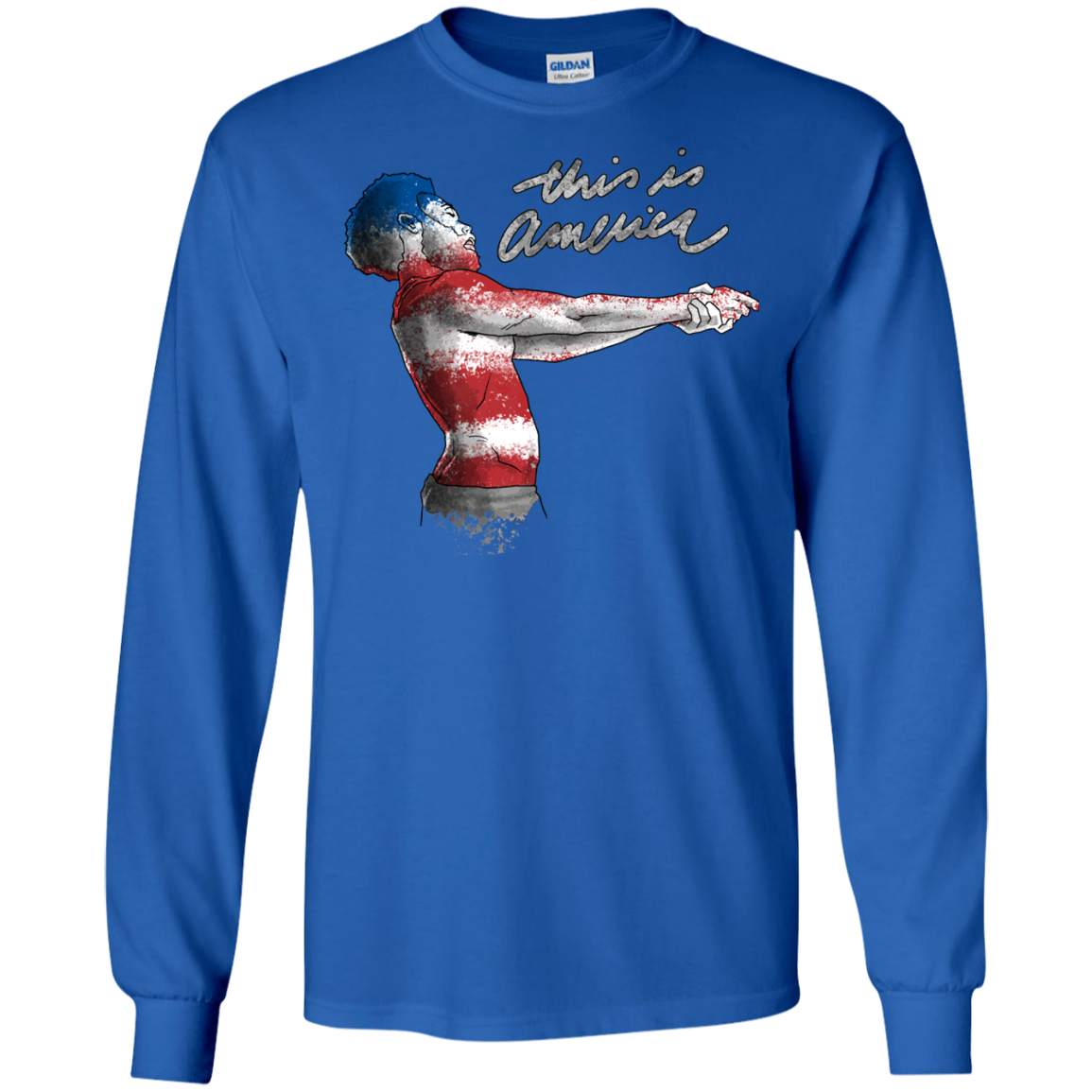 America Men's Long Sleeve T-Shirt