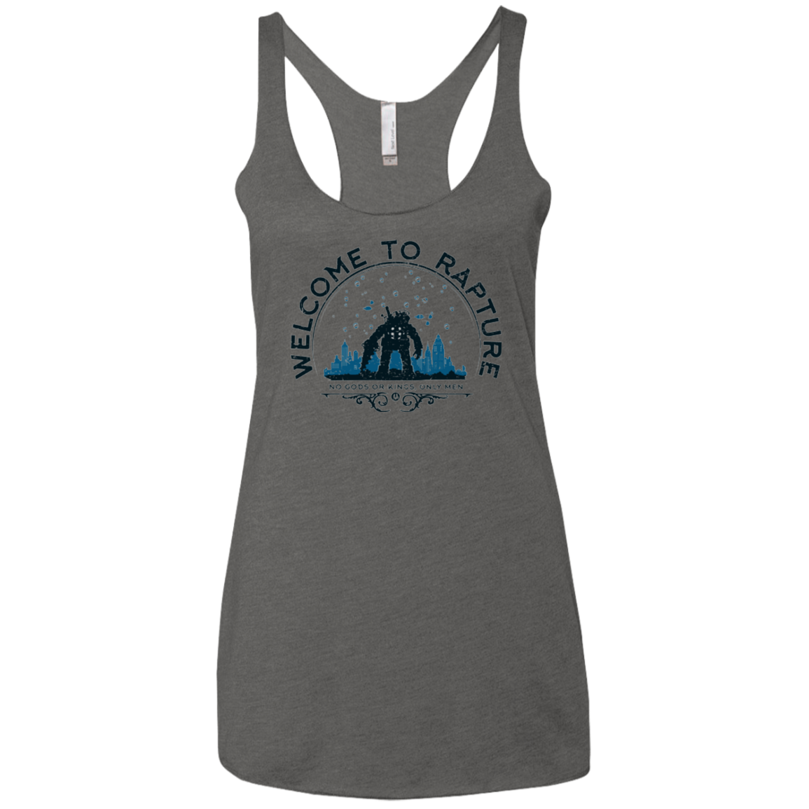 Welcome to Rapture Women's Triblend Racerback Tank