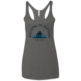 Welcome to Rapture Women's Triblend Racerback Tank