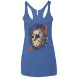 Oni Jason Mask Women's Triblend Racerback Tank