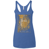 THE TIME LORDS Women's Triblend Racerback Tank