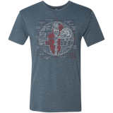 Death Star Plan Men's Triblend T-Shirt
