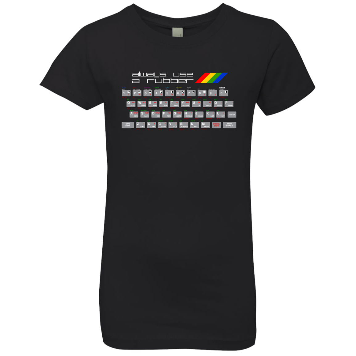 Always Use A Rubber Girls Premium T-Shirt