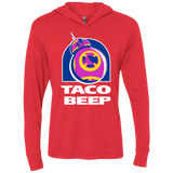 Taco Beep Triblend Long Sleeve Hoodie Tee