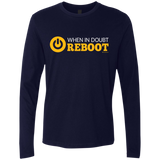 When In Doubt Reboot Men's Premium Long Sleeve