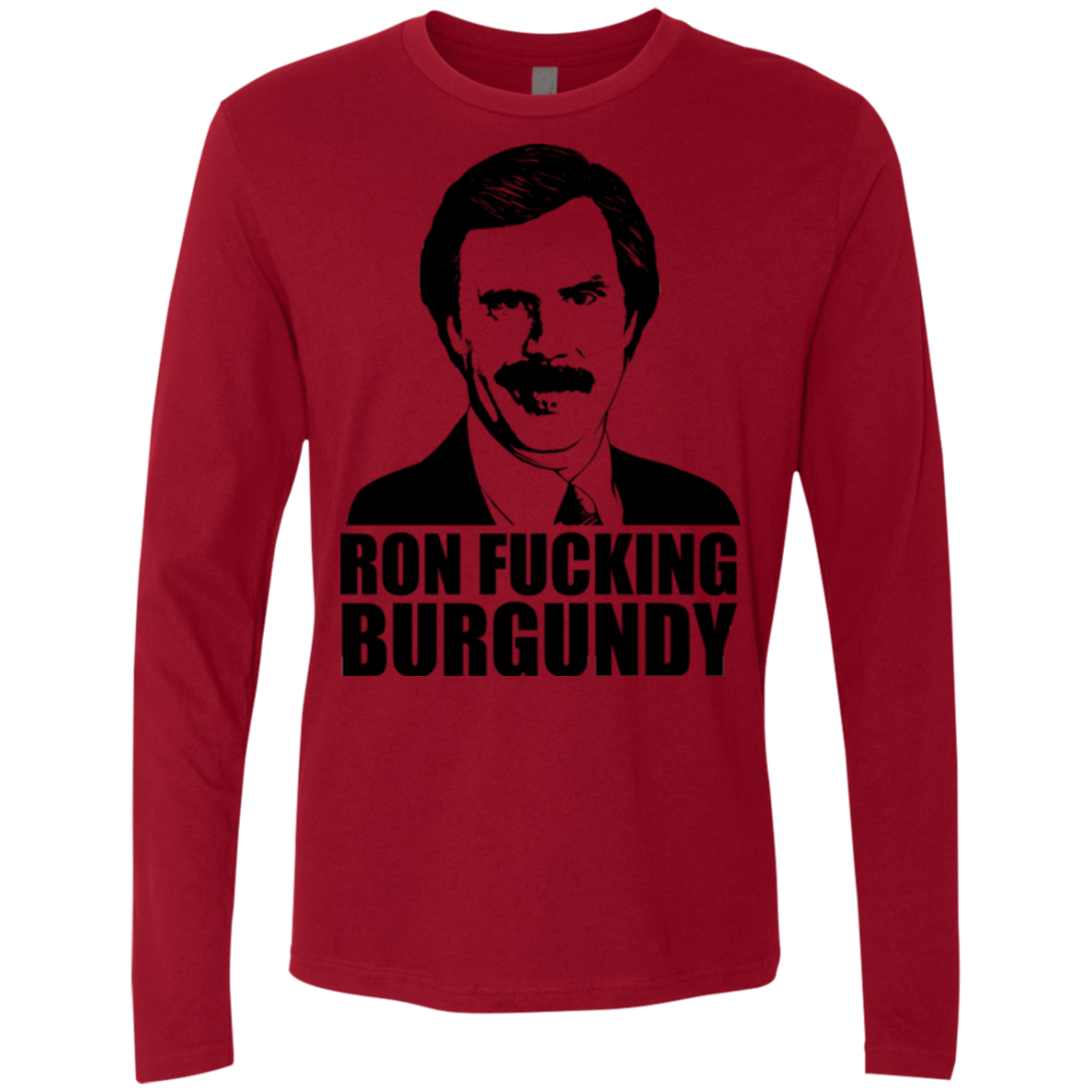 Ron Fucking Burgundy Men's Premium Long Sleeve