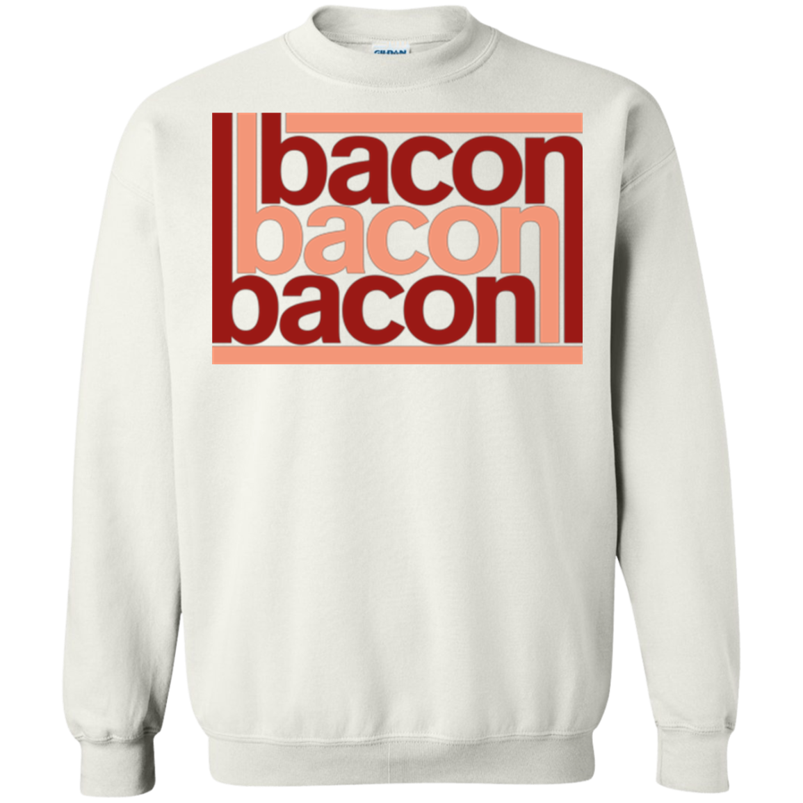 Bacon-Bacon-Bacon Crewneck Sweatshirt