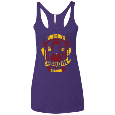 School of Slaying Women's Triblend Racerback Tank