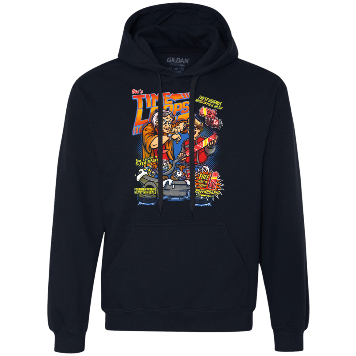 Time Loops Premium Fleece Hoodie